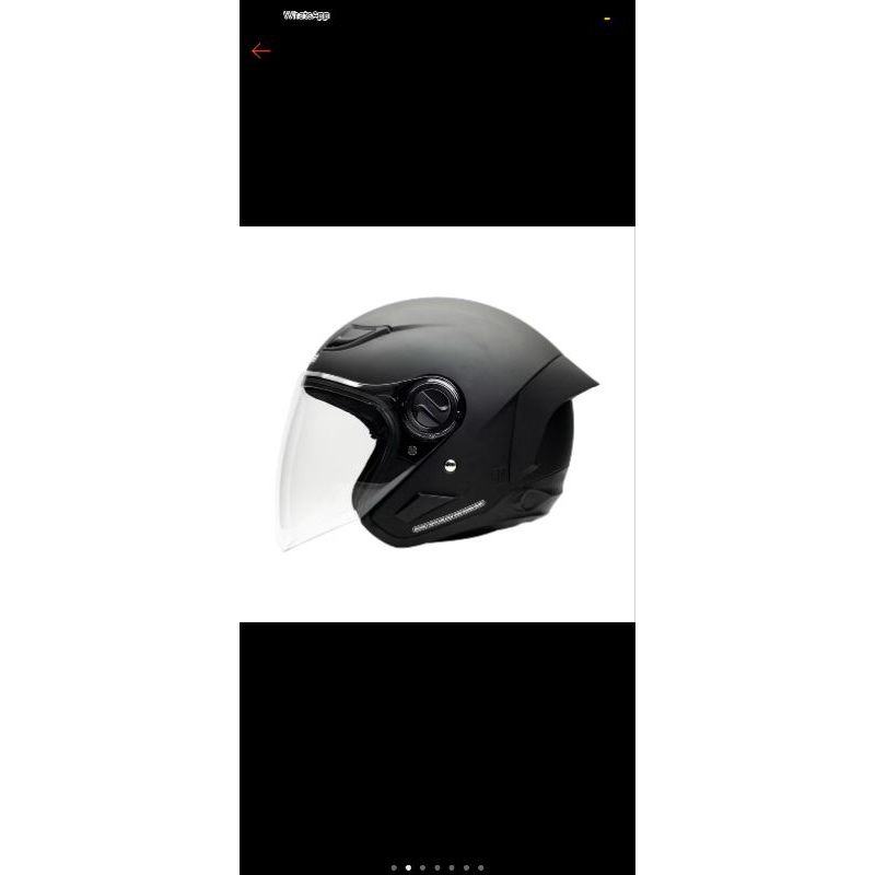 NEW !!!!  helm pria / wanita cargloss ORI size M warna hitam doff..