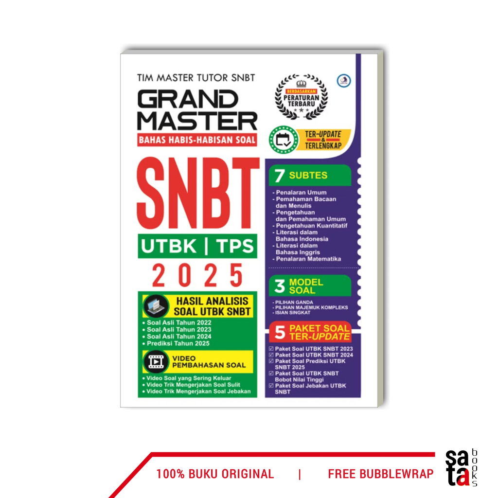 

Satabooks - Grand Master UTBK SNBT 2025