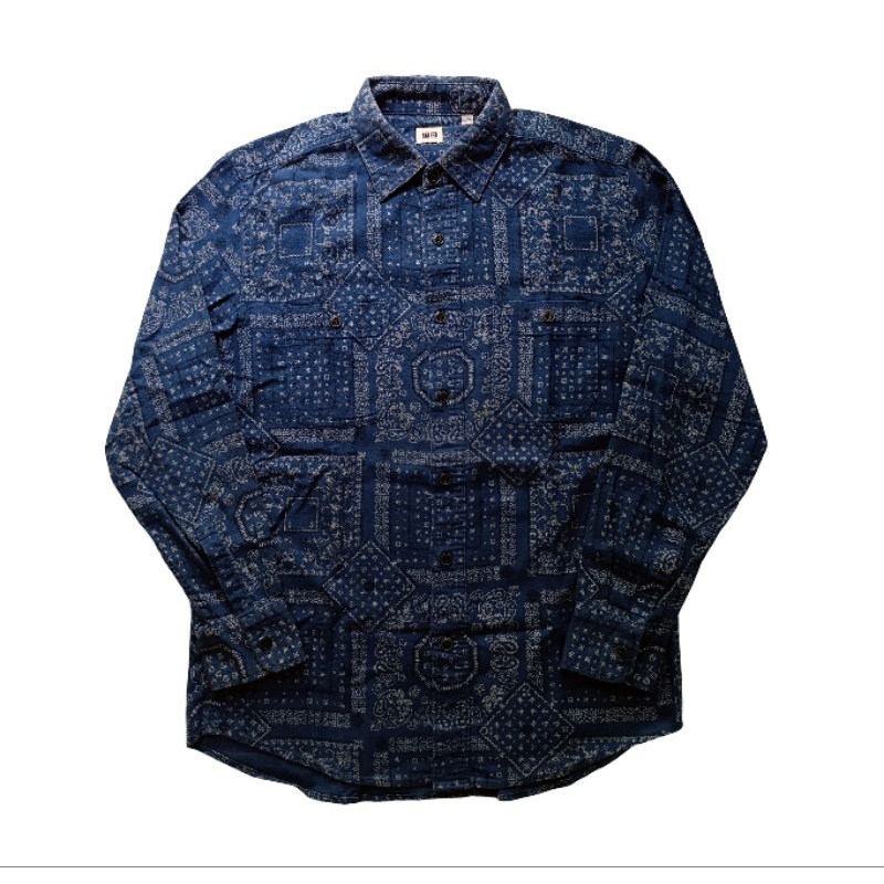 UNIQLO Bandana Paisley Flannel Shirt