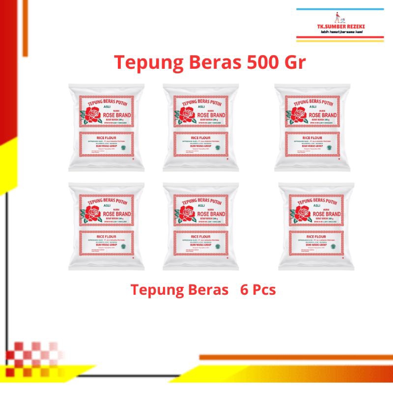 

[PAKET HEMAT ISI 6] Tepung Beras Putih RoseBrand 500 Gr PROMO MURAH/ RoseBrand Tepung Beras Putih 500 Gr PROMO MURAH