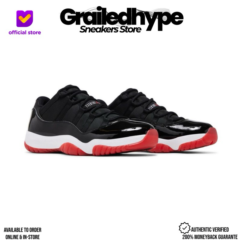 Air Jordan 11 Retro Low Bred 2025 (100% Original Resmi)