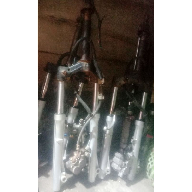 Shock Depan Fullset Kaliper+rem Supra x lama/Supra fit Lama/PNP/Original Copotan