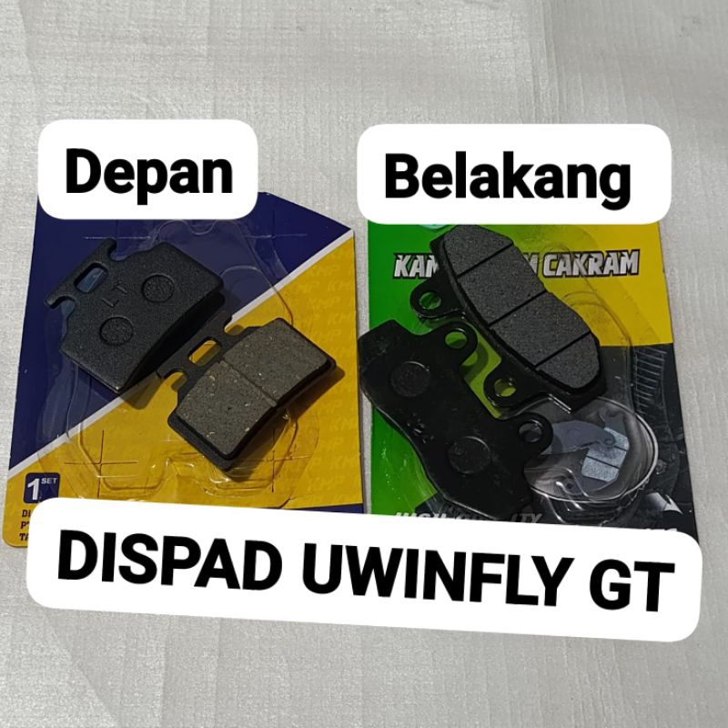 KAMPAS REM DEPAN BELAKANG UWINFLY GT / SEPAKET DEPAN BELAKANG UWINFLY GT