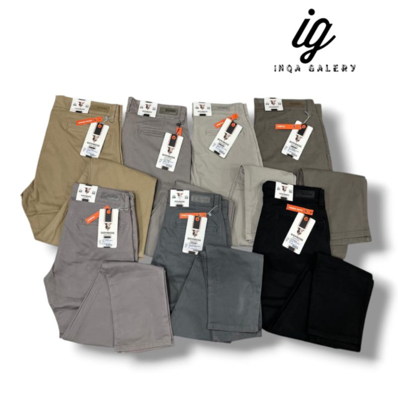 Celana Chinos Pria GoviBoss Original