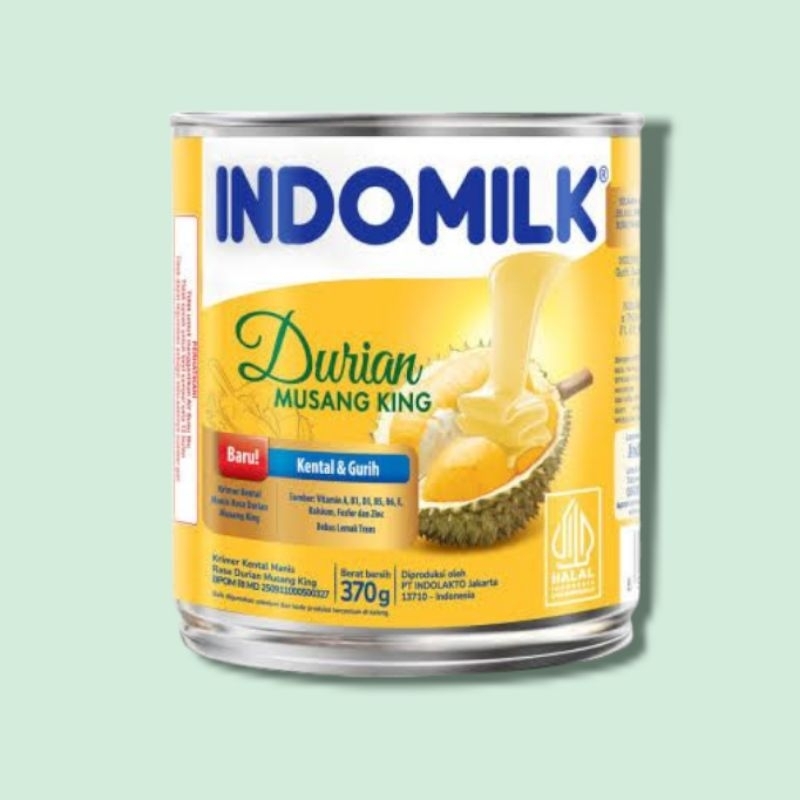 

Indomilk durian musang king 370g