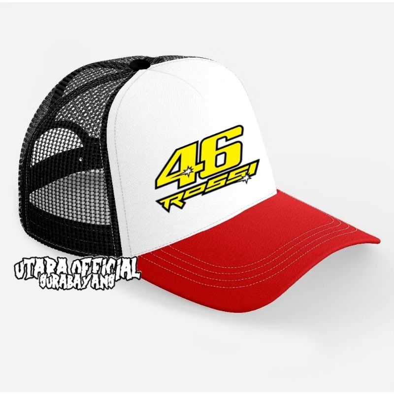 Topi Bisbol Rossi 46 / Topi Trucker 46