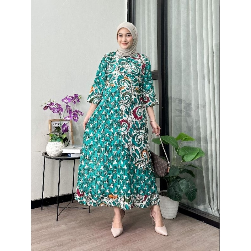 daster Maura daster Maura batik daster standar lengan panjang daster daster kekinian