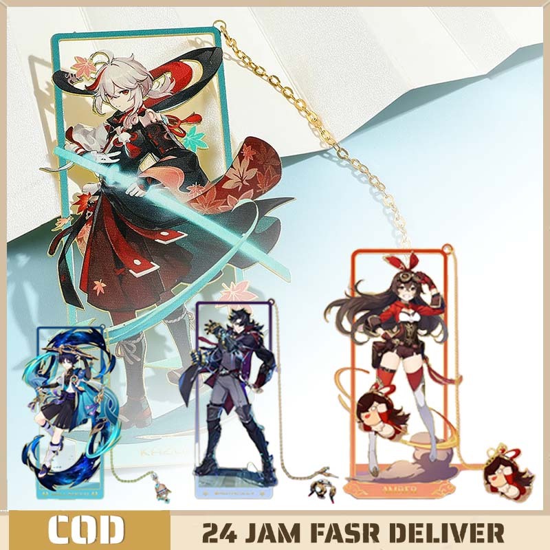 

Bookmark Genshin Metal Pembatas Buku Genshin Impact Pembatas Buku Anime Genshin Bookmark Anime Bookmark