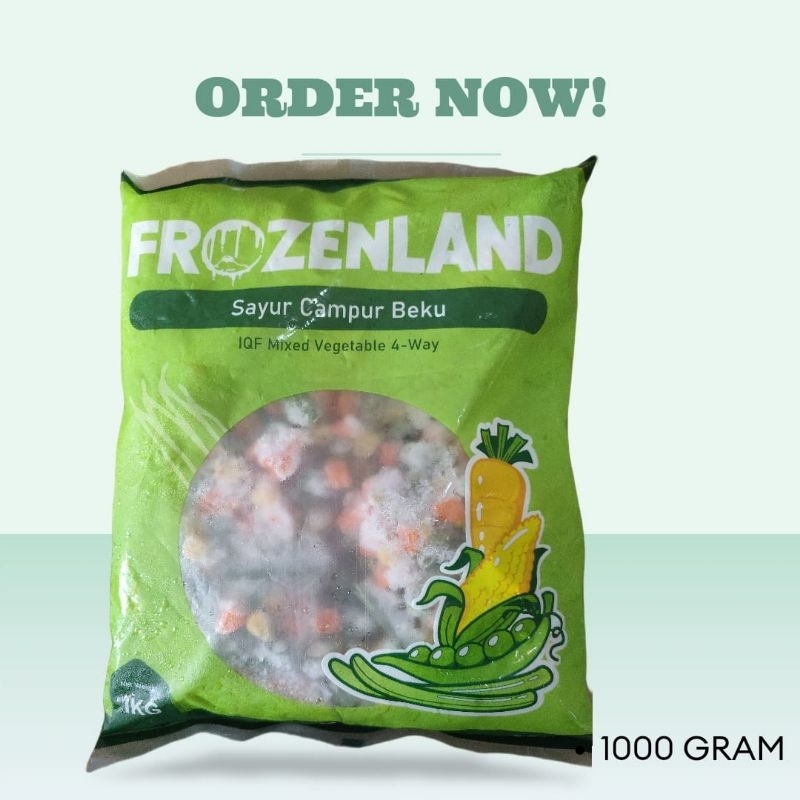 

FROZEN LAND SAYUR CAMPUR BEKU 1KG