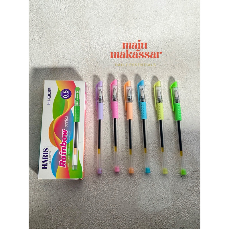 

Pulpen Harris Rainbow series H-805 (LUSIN / 12 PCS)