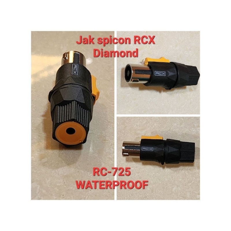 RCX RC-725/RC-726 JACK SOKET AUDIO SPIKON SPICON PROFESSIONAL CONNECTOR AUDIO HIGHT QUALITY ORIGINAL