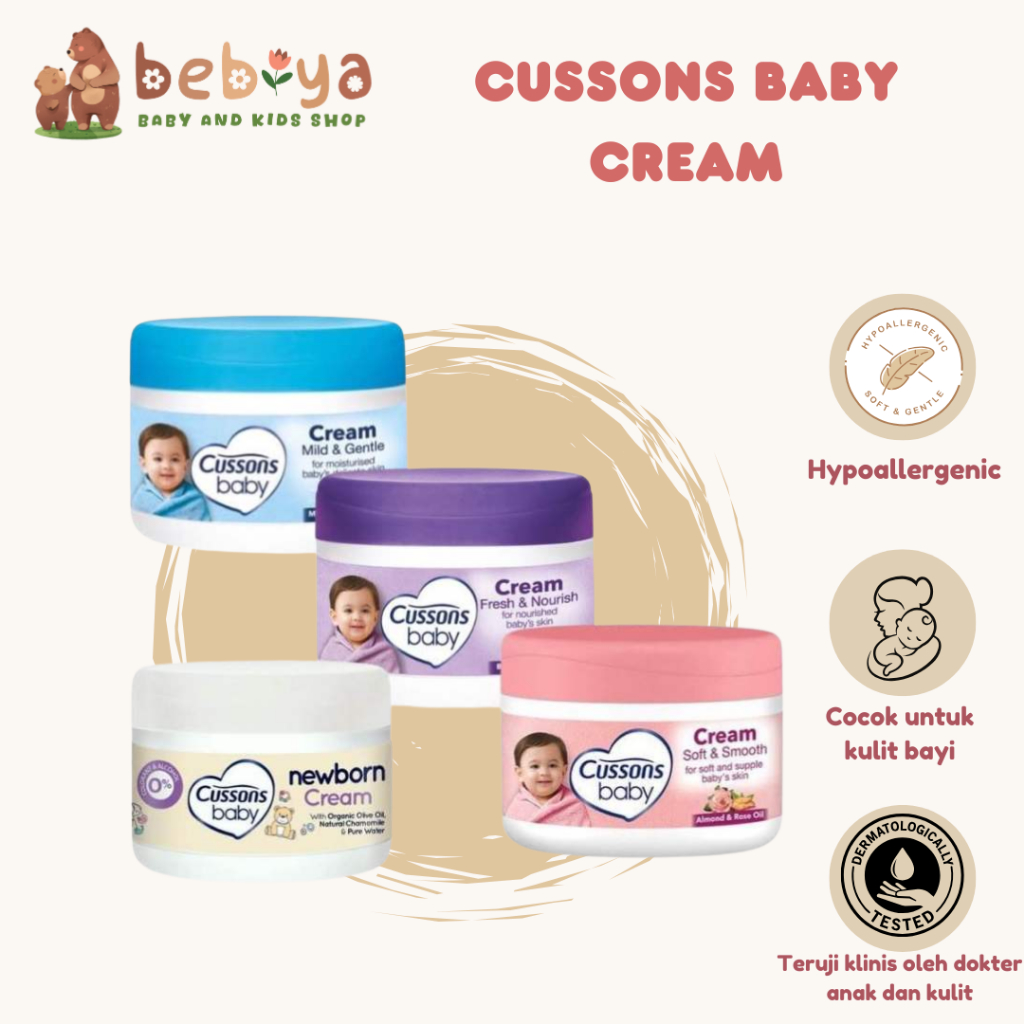 Cussons Baby Cream Krim Perawatan Kulit Wajah Bayi