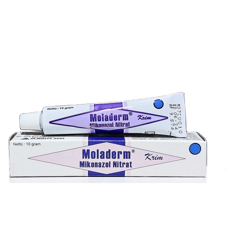 Moladerm Krim 10 GR Molex / Mikonazole Nitrat / Salep Jamur Kulit