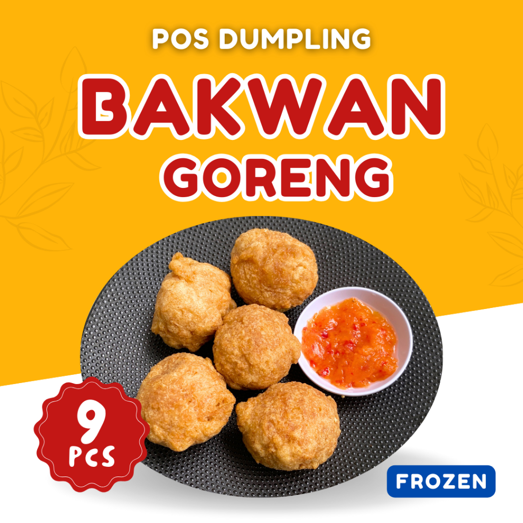 

BAKWAN GORENG / CAHYAN HALAL FROZEN (9 PCS)