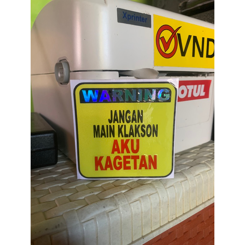 

Stiker Kaka kata lucu sticker cutting