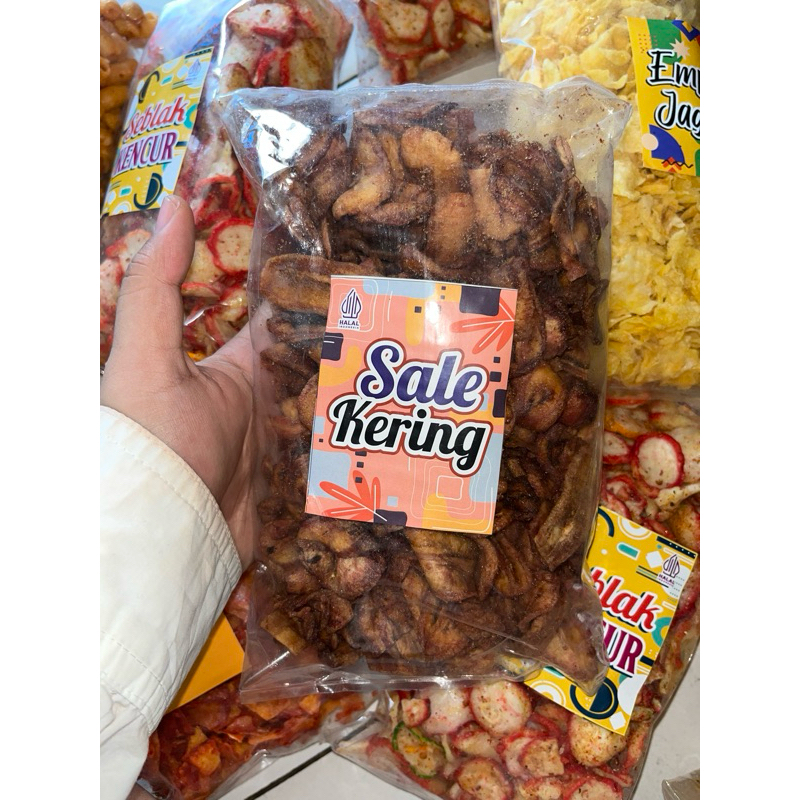 

Keripik Sale kering muantap poll 250gr