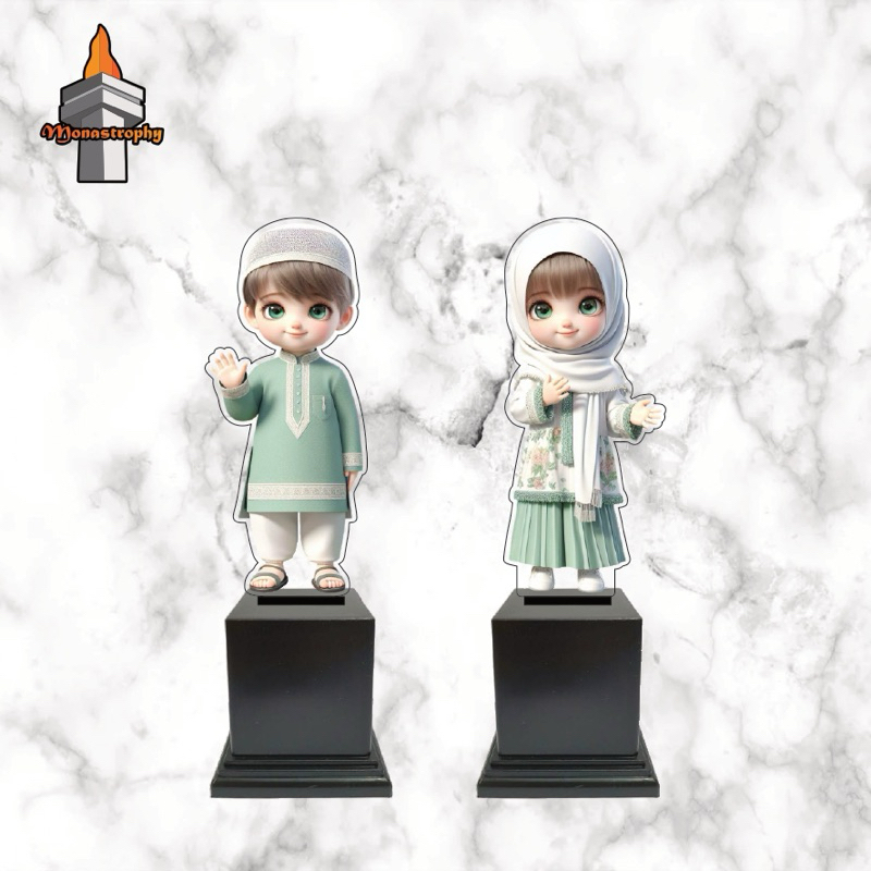 PIALA ANAK MUSLIM NGAJI TAHFIDZ MTQ | Trophy Akrilik Santri TPQ Lomba Keagamaan