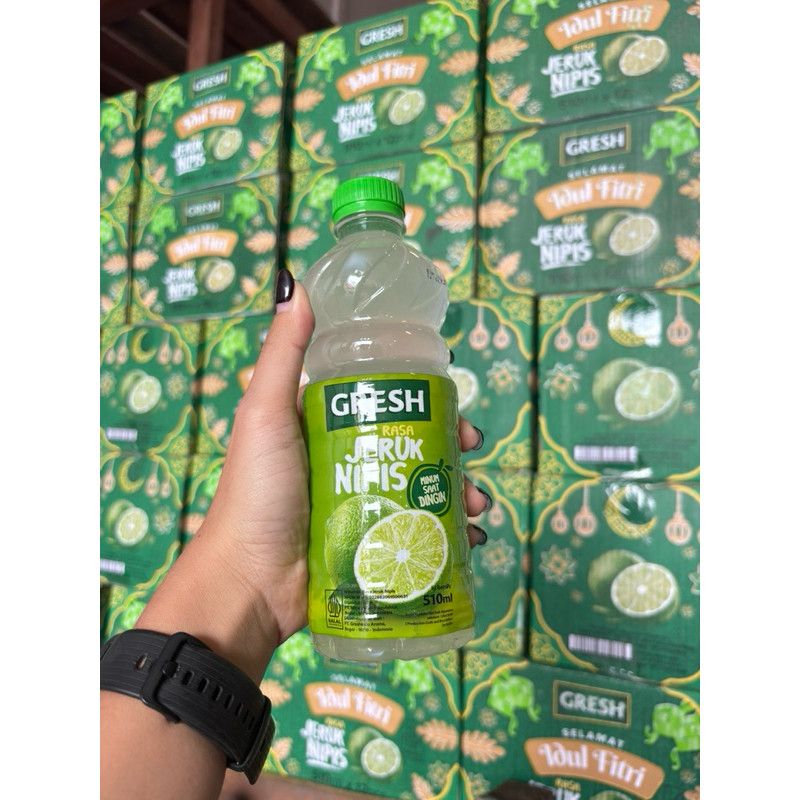 

minuman GRESH jeruk nipis 500ml (isi 12btl)