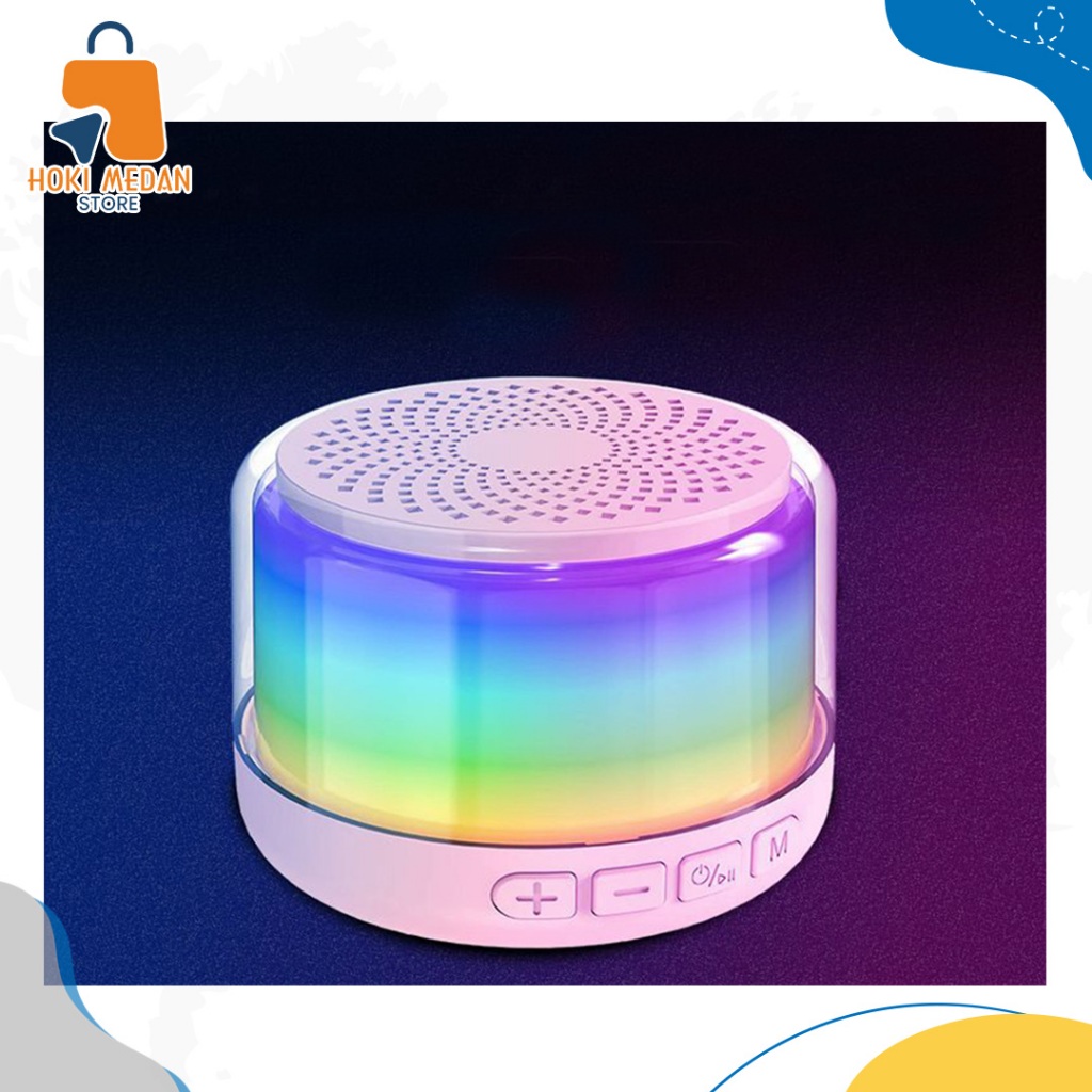 HK 29 Speaker bluetooth LED RGB Speaker bluetooth mini portable speaker bulat mini full color
