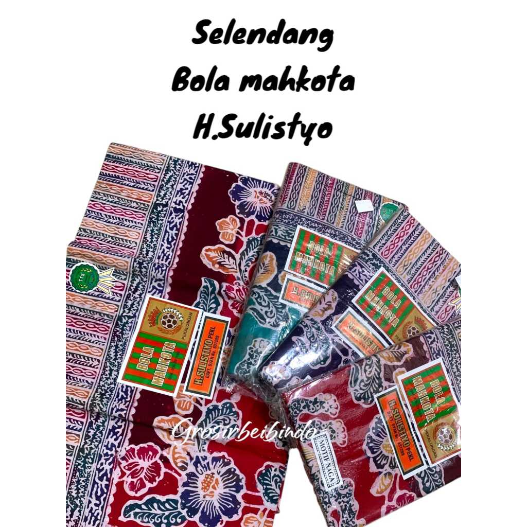 Selendang Bola Mahkota Gendong Bayi Kain Batik Motif Naga Jarik H.SULISTIYO Pekalongan Uk. 88x260cm