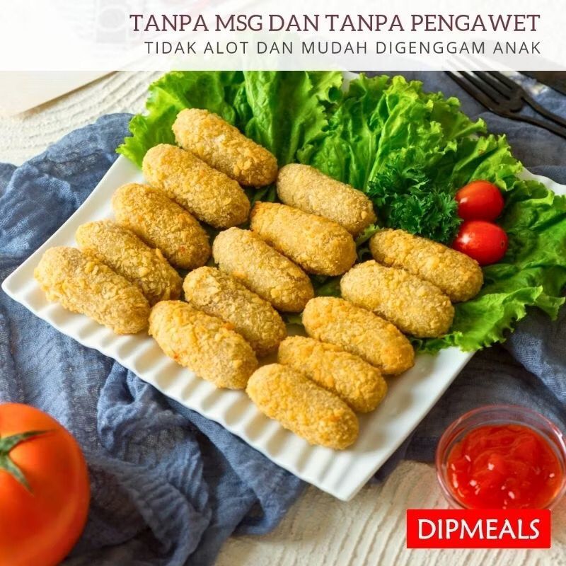 

Dipmeals Beef Croquette Kroket Kentang Daging Sapi Tanpa MSG dan Tanpa Pengawet