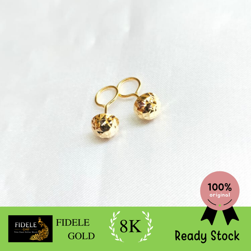 Anting toge fashion harga ringan murah toko emas surabaya