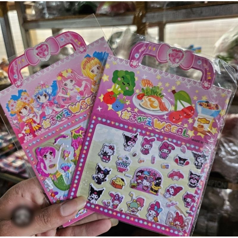 

J (J15) STIKER KARAKTER TAS BLING 1 PCS/STIKER TIMBUL/MAINAN ANAK