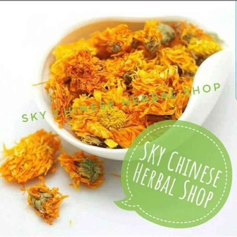 

(500 GRAM) Calendula / Marigold Flower Tea / Teh Bunga Artisan Premium