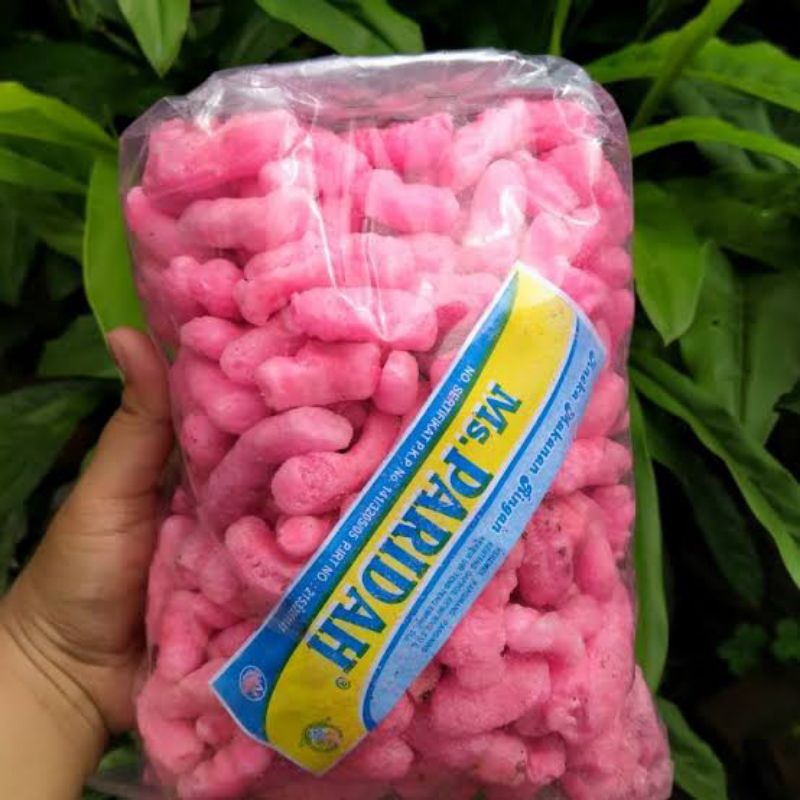 

Grosir Kerupuk Oseng jendil sangrai 1kg rasa Asin warna pink