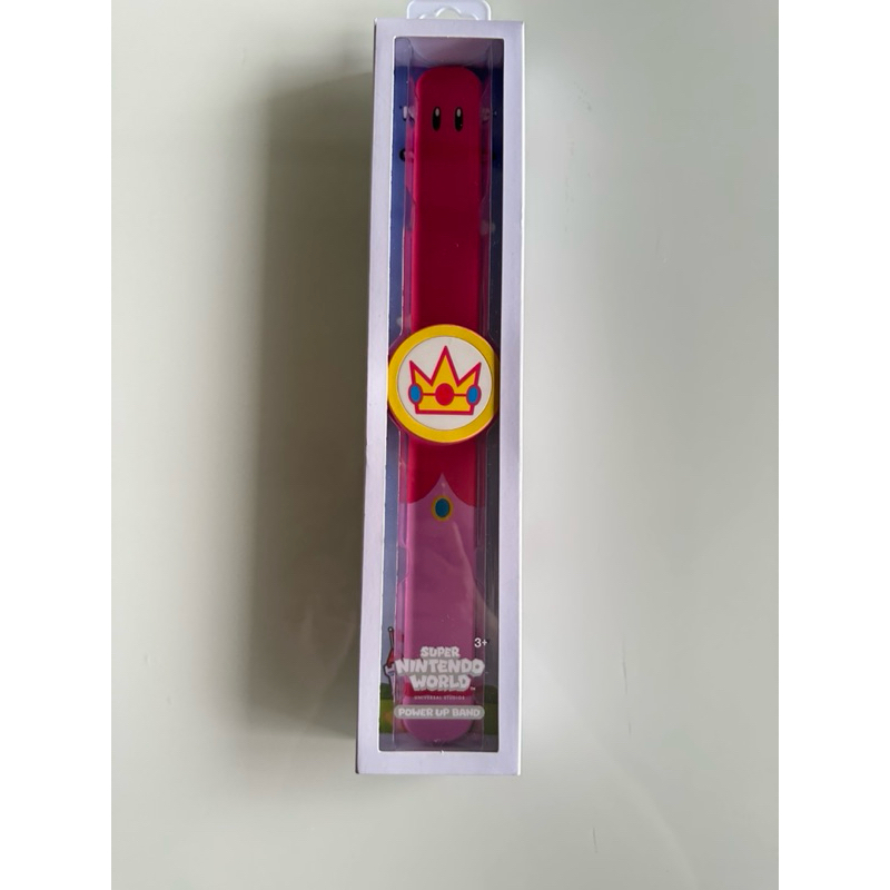 power up band souvenir jam tangan gelang  peach super mario bros super nintendo world universal stud