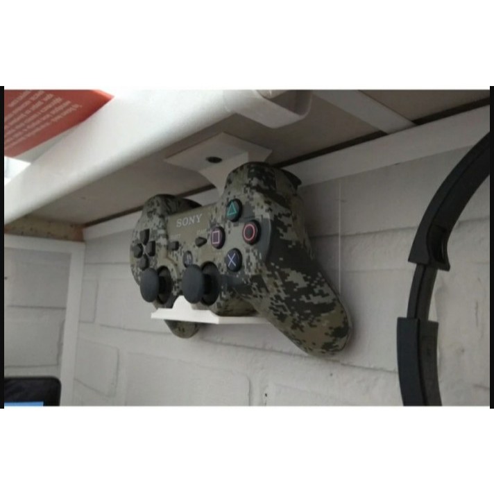 Underdesk Mount Dudukan Playstation Ps3 Stick Controller Stand Holder - 3d printing