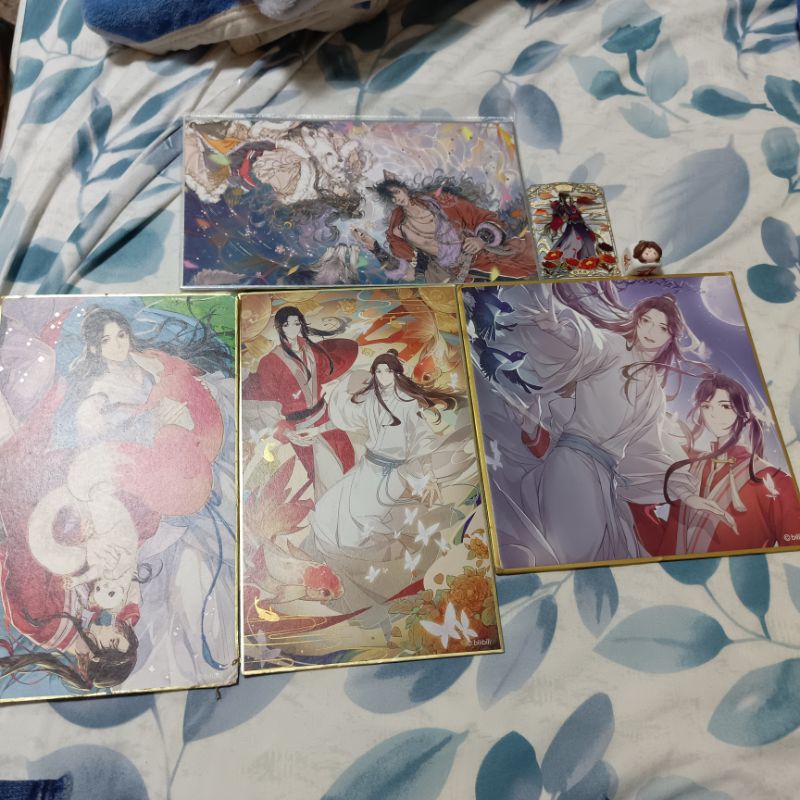 TGCF Heaven Official's Blessing merch official shikishi cube block