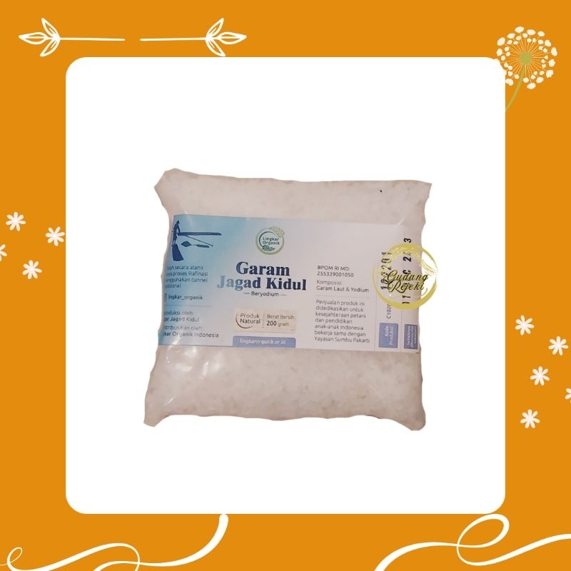 

GARAM LAUT 200GR GARAM LAUT LINGKAR ORGANIK GARAM LAUT BERYODIUM GARAM SEHAT