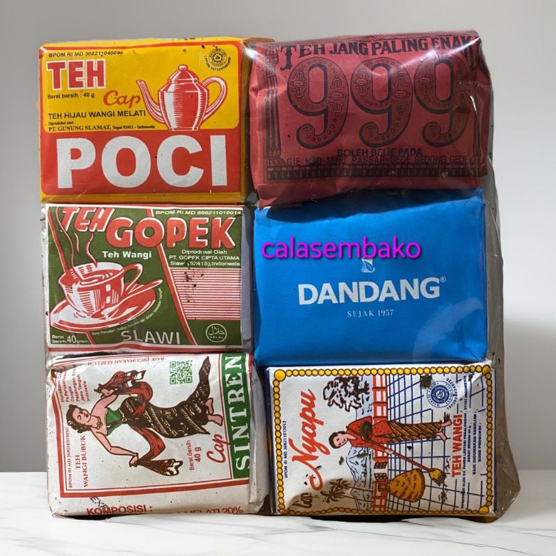 

TEH SOLO SATU PAKET ISI 6 PCS KHAS KOTA SOLO(999 GOPEK SINTREN NYAPU POCI DANDANG)