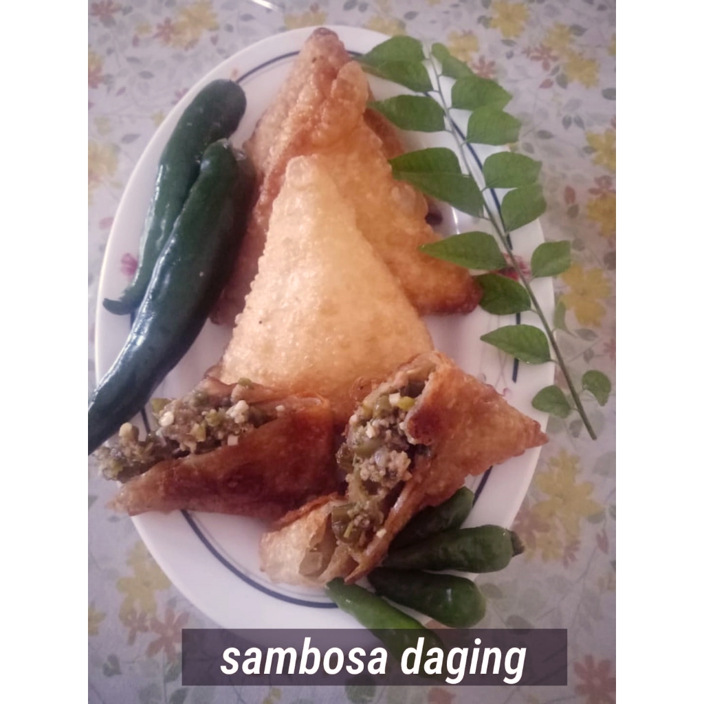 

Sambosa Daging dan Keju Frozen Food
