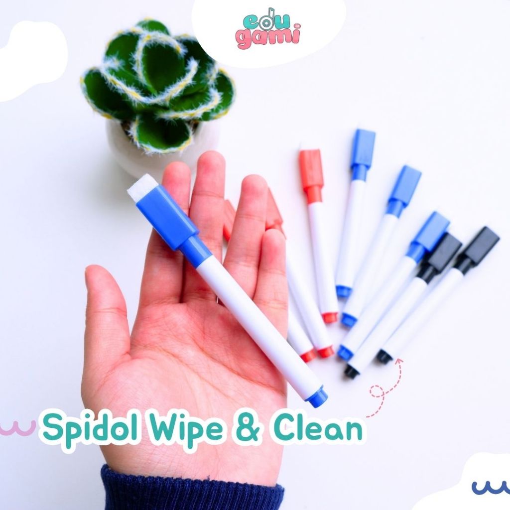 

edugami.id Spidol Wipe and Clean | Spidol Untuk Anak | Spidol Penghapus