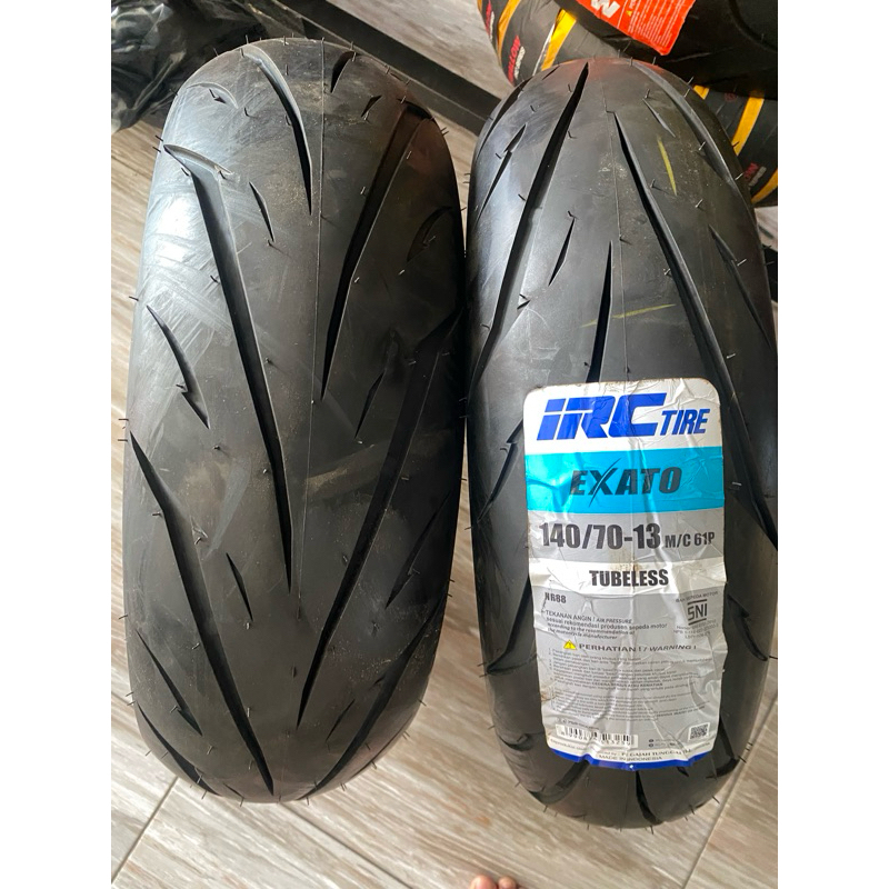 Ban Motor IRC 140/70 ring 13 Tubeless Exato