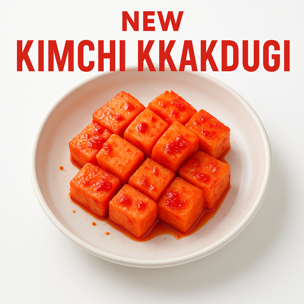 

Kimchi Kkakdugi ( Kimchi Lobak ) - 500g