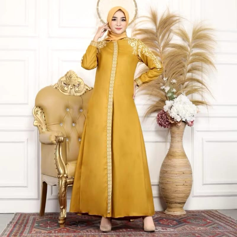 Gamis Madina Renata Bahan Toyobo Premium