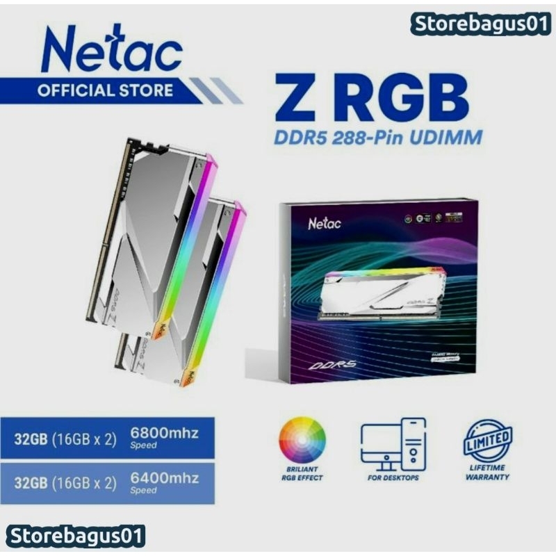 Netac RAM PC Z RGB DDR5