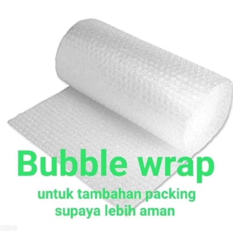 

Bubble wrap tambahan packing agar lebih aman