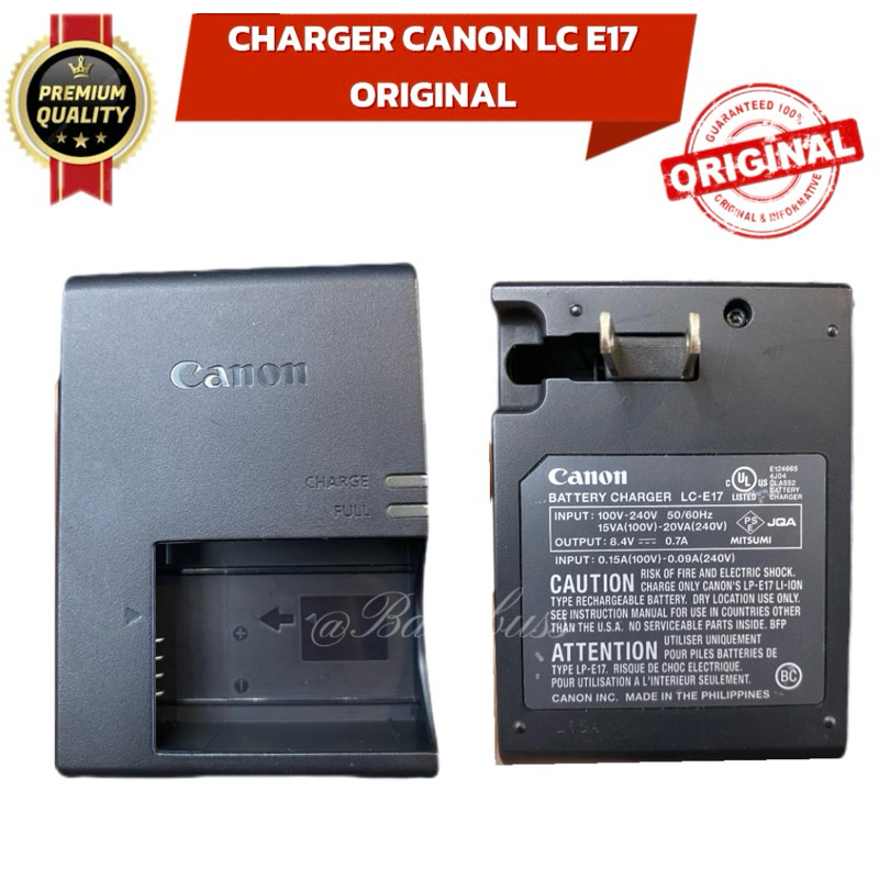 CHARGER CANON LC E17 ORIGINAL for kamera 750d 800d M3 200d 250d 200d ii