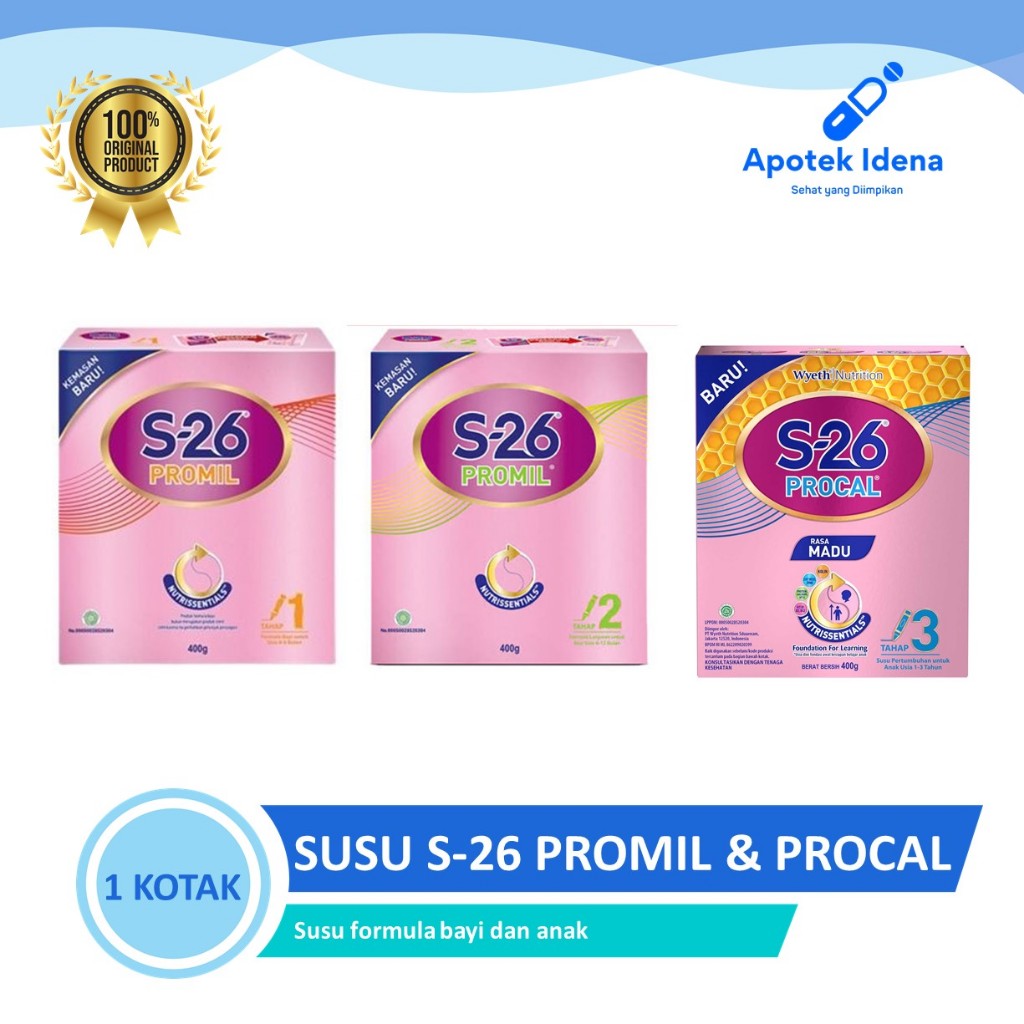 S26/S-26 PROMIL TAHAP 1 TAHAP 2 TAHAP 3 SUSU FORMULA BAYI