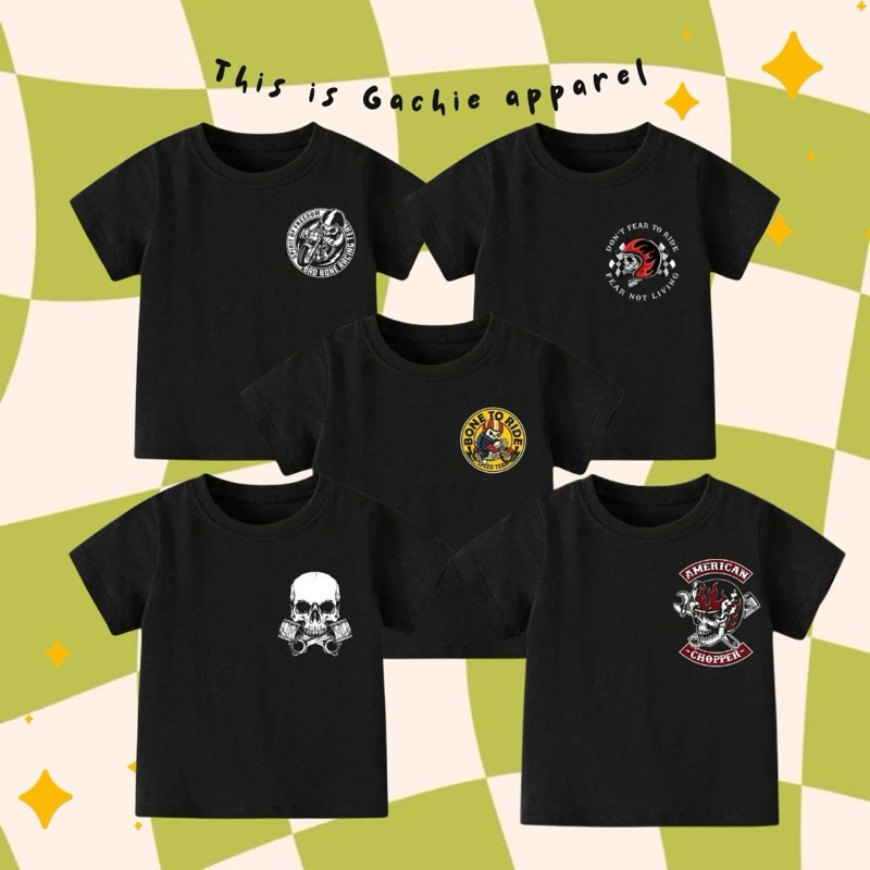 Kaos Anak Premium | Kaos Vintage anak | Kaos Bayi | Kaos Motor Dewasa | Kaos katun anak (Motor Serie