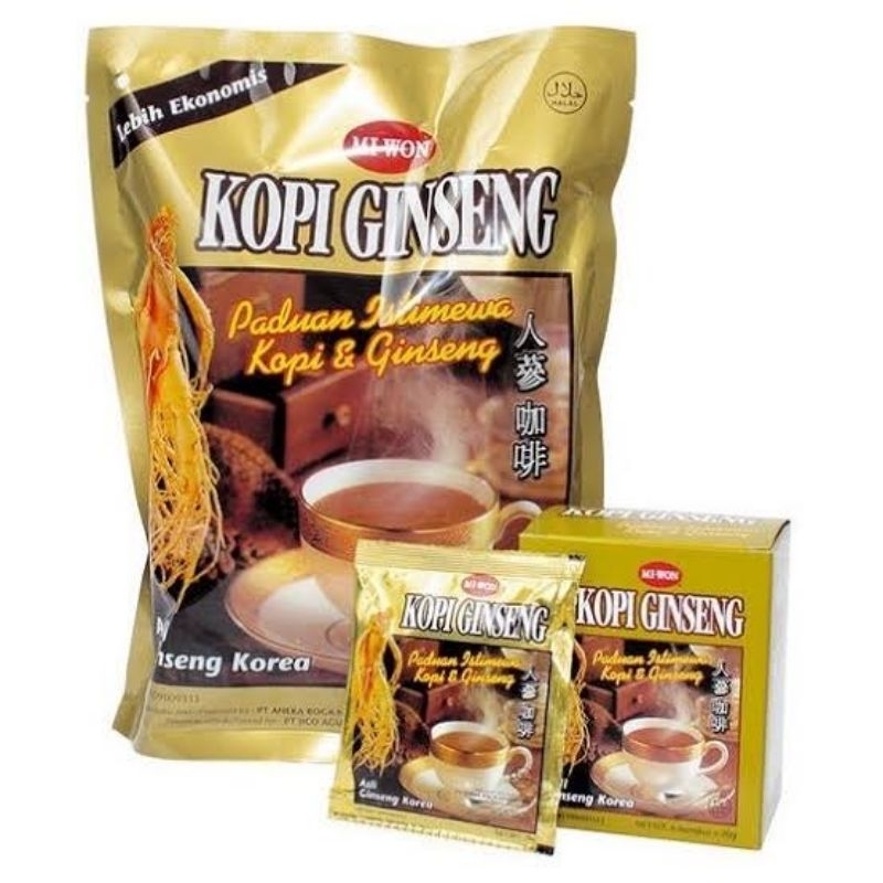

Kopi Ginseng Miwon 20sachet
