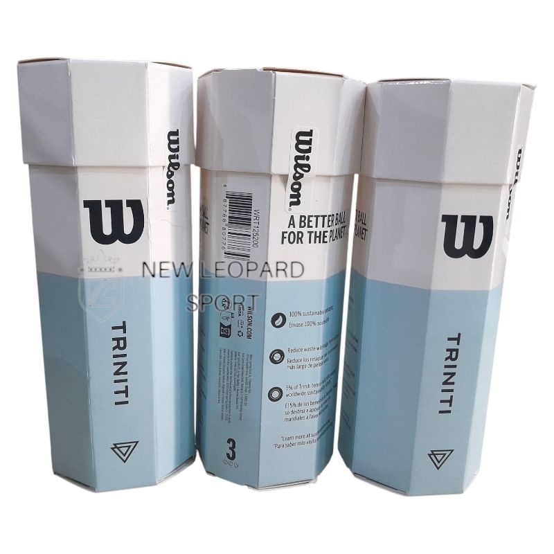 Bola Tenis Wilson Triniti isi 3 / Bola Tenis Wilson Original isi 3