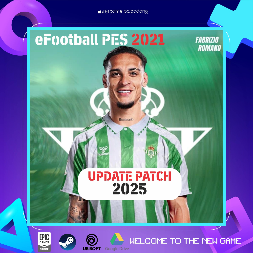 PES 2021 UPDATE PATCH 2025 TERBARU / GAME PES 2021 PC TERBARU UPDATE 2025