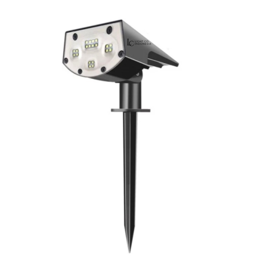 Lampu Taman Solar Panel Surya IP67 12 LED 3000K / Garden Light Solar