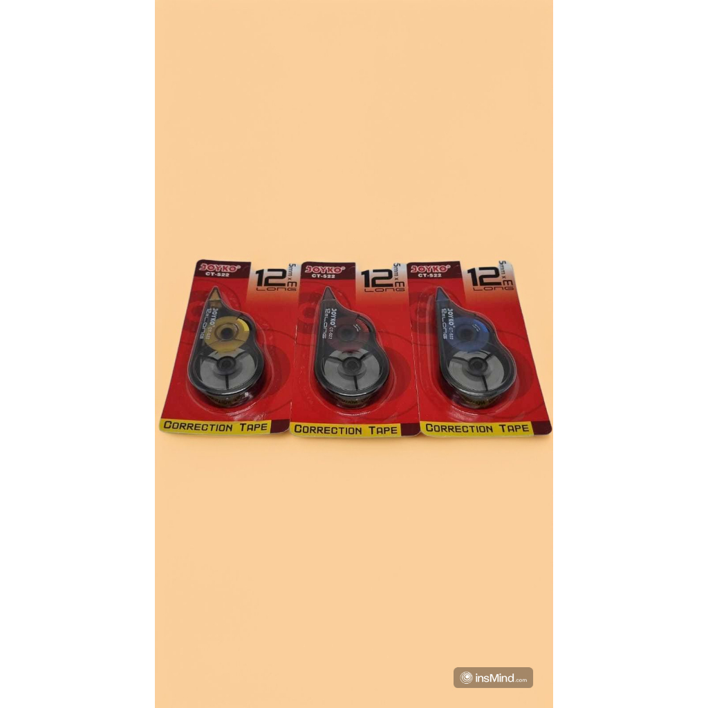 

Correction Tape Joyko CT-522 Panjang 12 Meter (1Pcs)