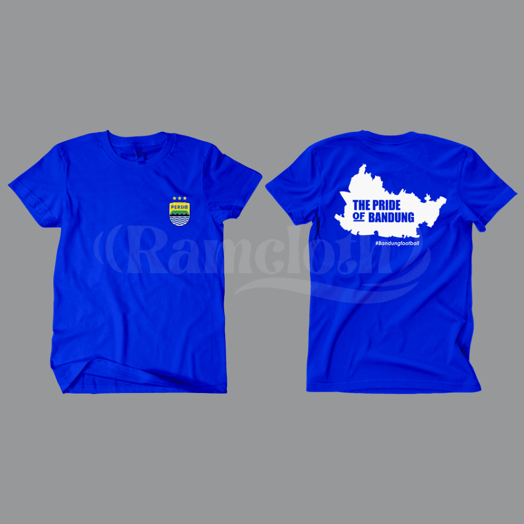 Baju Kaos THE PRIDE OF BANDUNG | Kaos Persib 1933 - Bobotoh - Viking mania | T-Shirt Cotton Combed